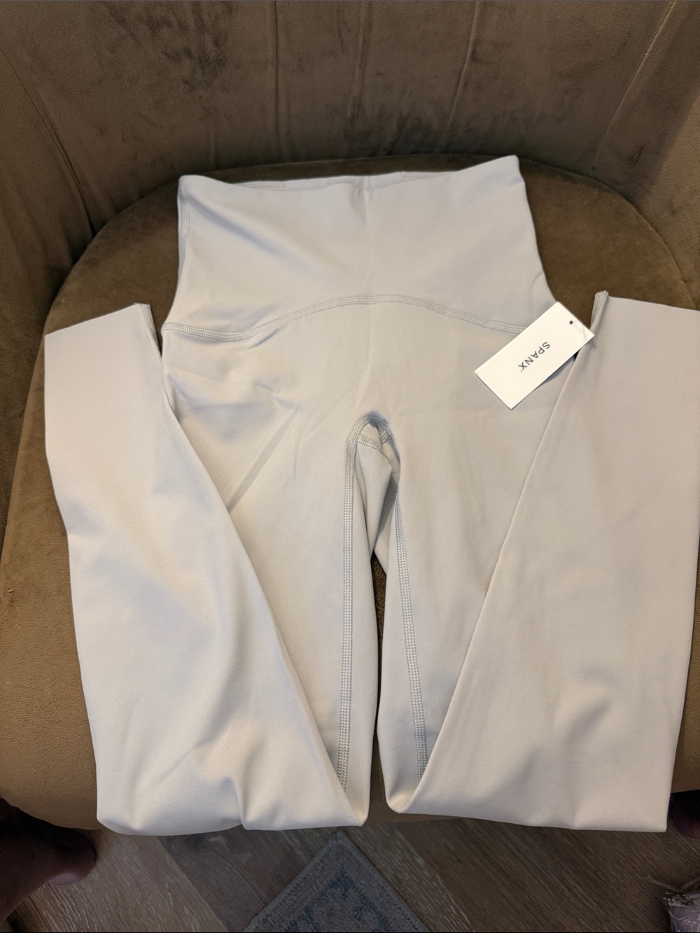 SPANX Sculpting High-Rise Leggings in Light Gray NWT